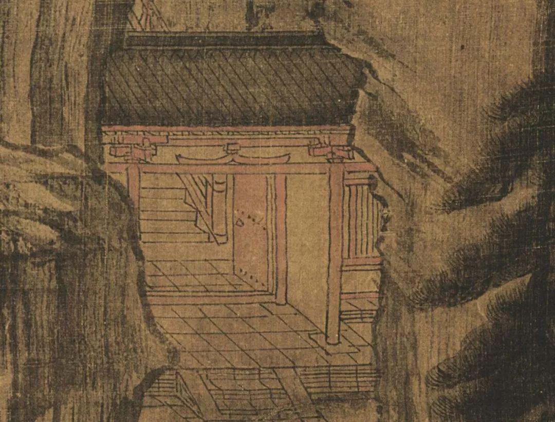 《深山会棋图》及其细部_法库县