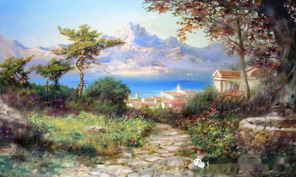 俄罗斯画家亚历山大米尔尤科夫风景油画作品欣赏