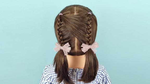 巧手辣妈这样给女儿绑马尾辫 不仅美丽个性还简单省时