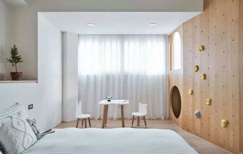 当原木色遇上地板居然可以美成这样