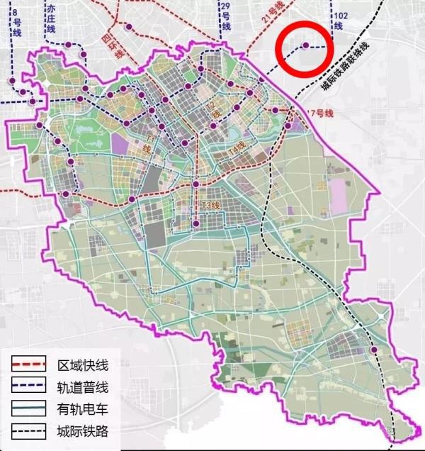 地铁m23,m102将在宋庄首儿所通州院区设换乘站!