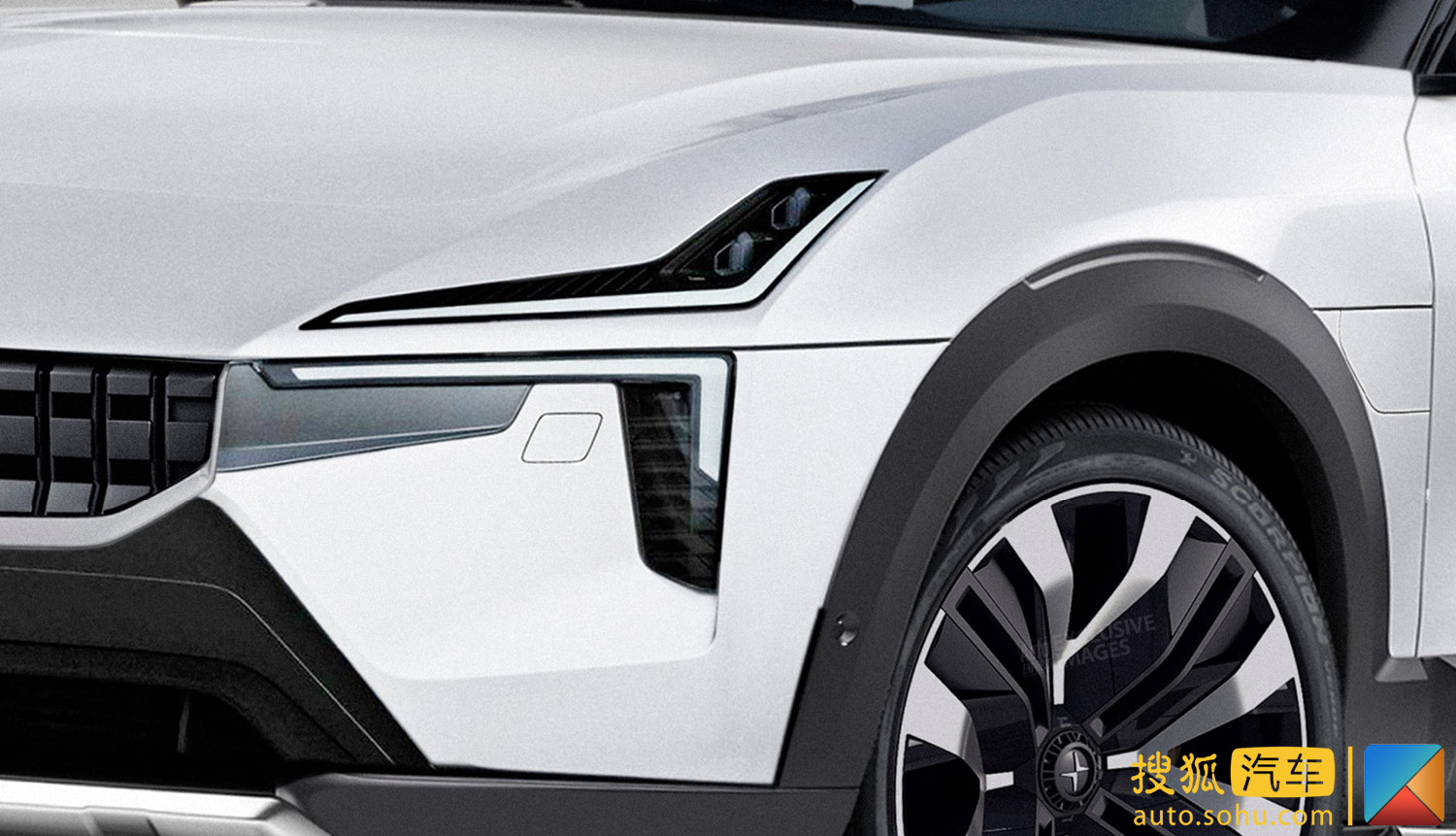 将与奥迪etron展开竞争polestar3效果图曝光