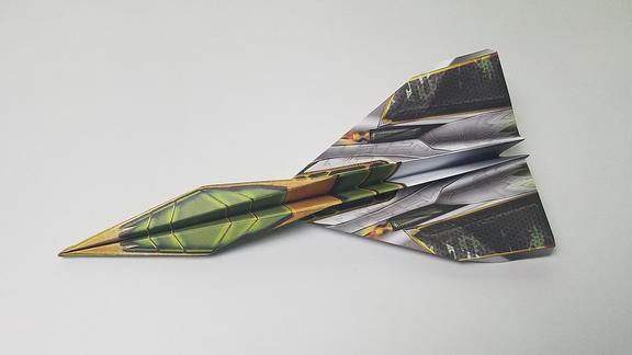 折纸王子超豪华滑翔机飞得很远的折纸飞机系列小朋友很喜欢