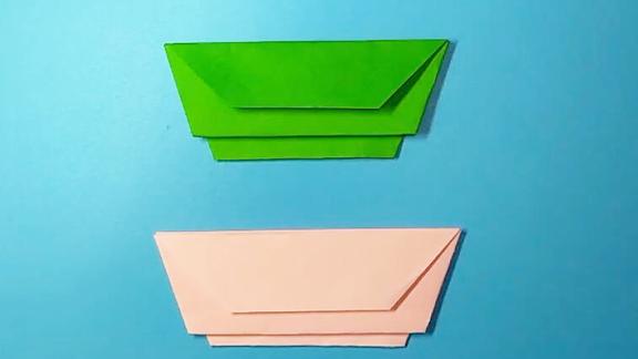 传承折纸艺术:2分钟折出一个小碗,大人宝宝都喜欢的不得了