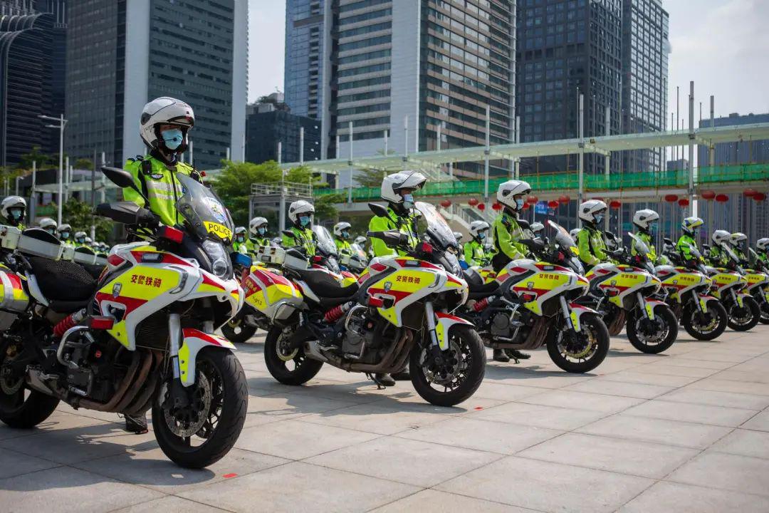 深圳交警铁骑开启升级新模式19日起在福田率先试点