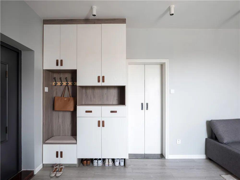 无玄关的户型鞋帽柜这样做