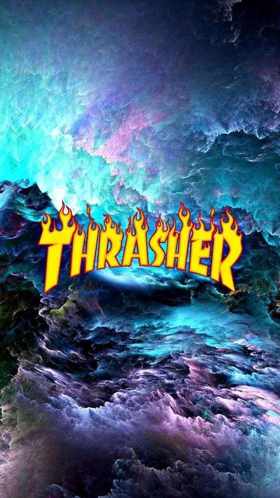 thrasher火焰壁纸高清图片