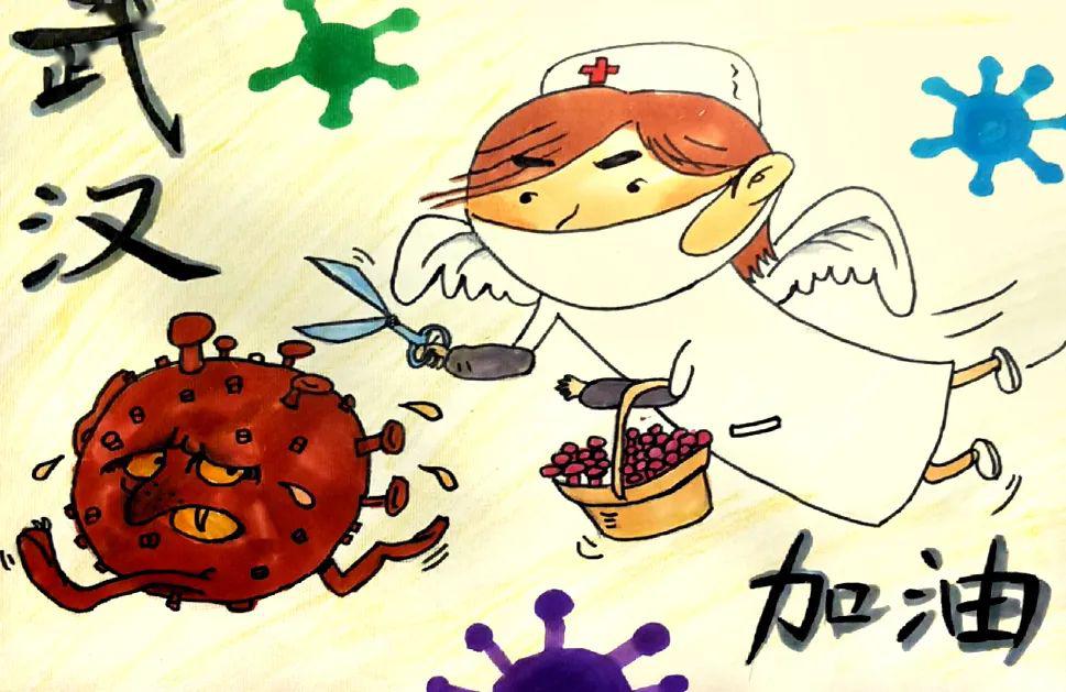 抗击疫情小作者在行动华夏儿艺作品展67