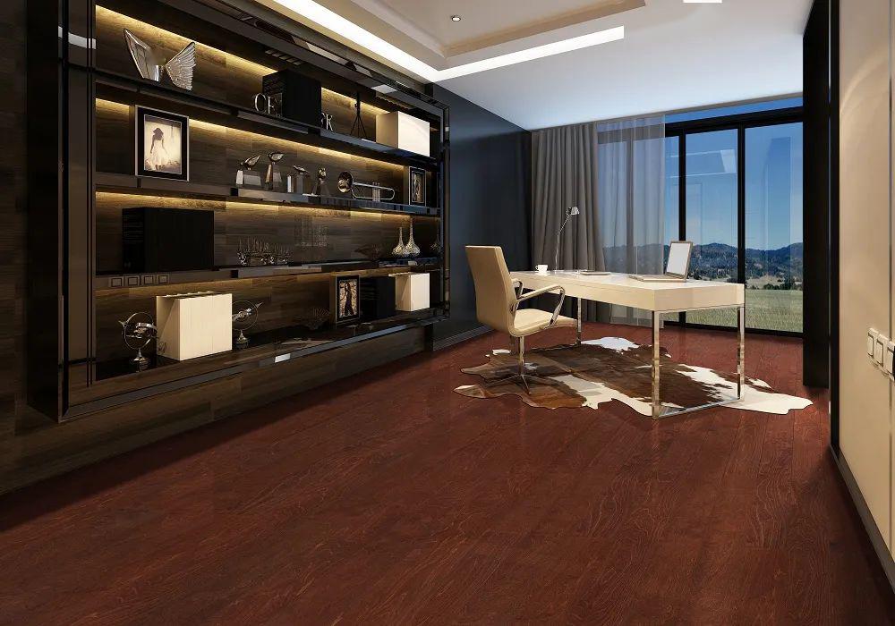 宏耐地板丨深色系恰到好处的温柔