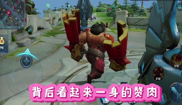 王者荣耀3d视角下廉颇新旧造型对比旧造型看着显老还一身的赘肉