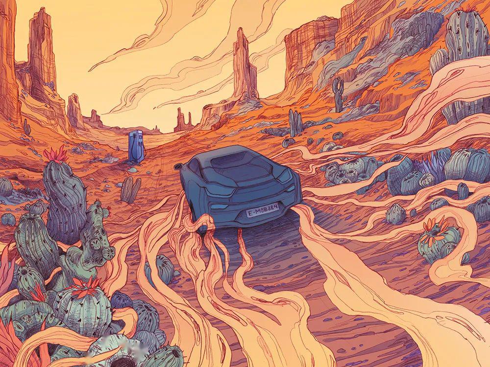 德国插画师thomkemeyer线条与色彩