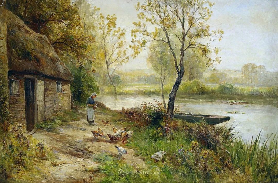 他笔下的绝美乡村景象真令人向往