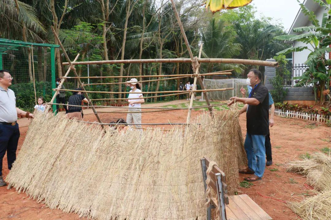 无字部落"建筑"科普体验官劳动实践搭建活动