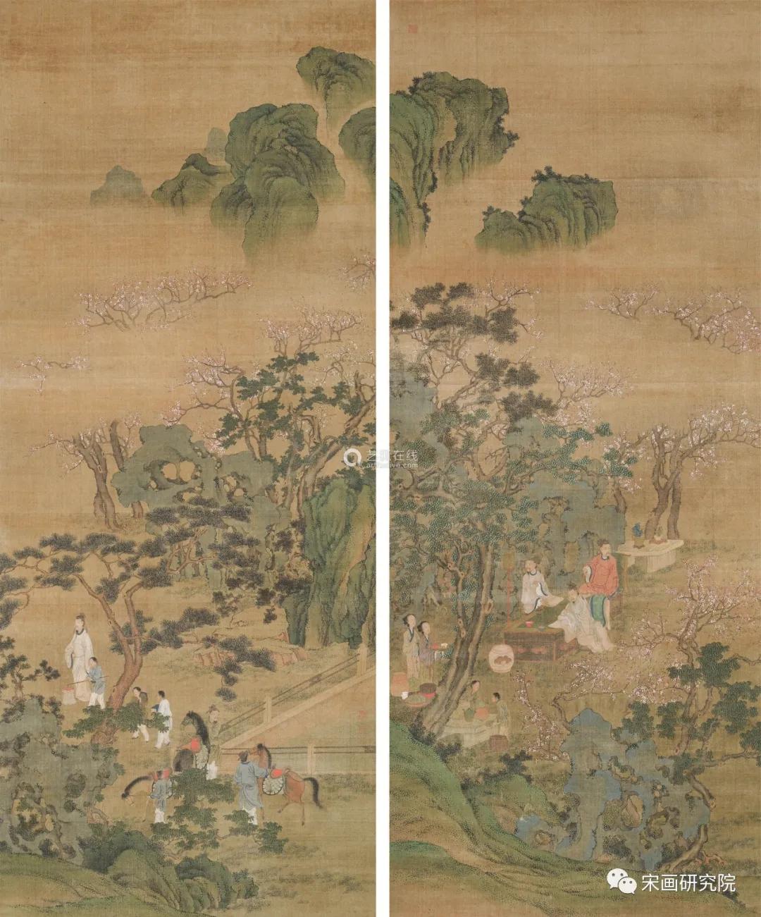 古代春天的名画,古代名画名家,古代名画山水画_大山谷图库