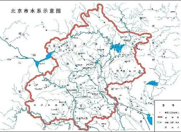 这是北京五大水系的示意图.