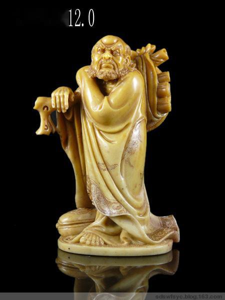 寿山石雕罗汉尊者精品欣赏