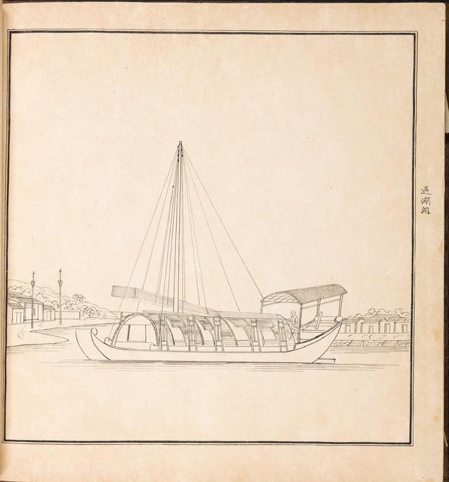 古籍画册资料从清代的外销画里看全古代船只的样子