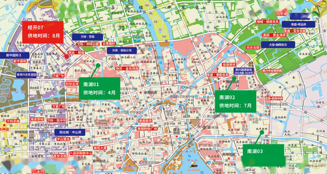 2020年嘉興宅地供應計劃披露市區全20宗分佈圖出爐高鐵新城建設將正式