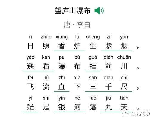 2020420国学望庐山瀑布金豆子网上幼儿园课程回放