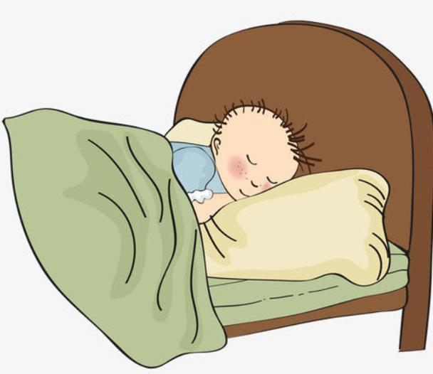 婴儿睡觉漫画图片