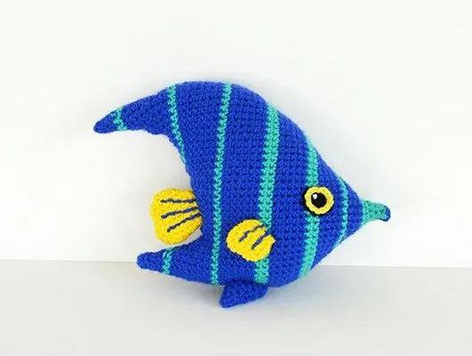毛线钩针编织小鱼玩偶合集这些种类你都认识吗diy手工编织