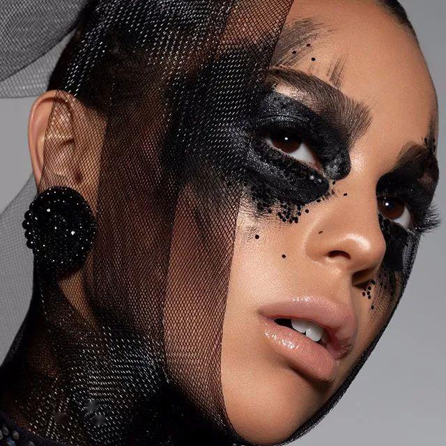 值得收藏 | 只用黑色来画创意妆!