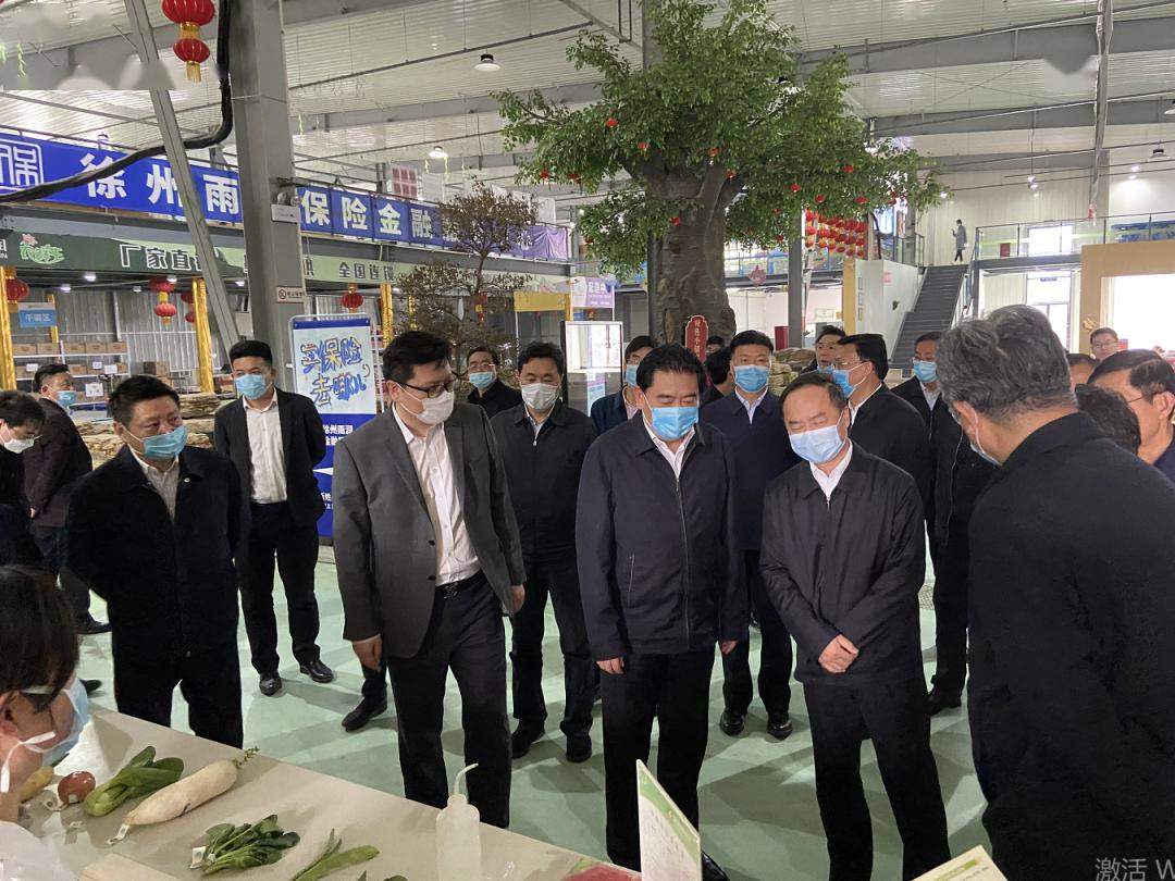 王奇率省政协调研组来徐州雨润开展专题调研 王安顺,季培东,李君超
