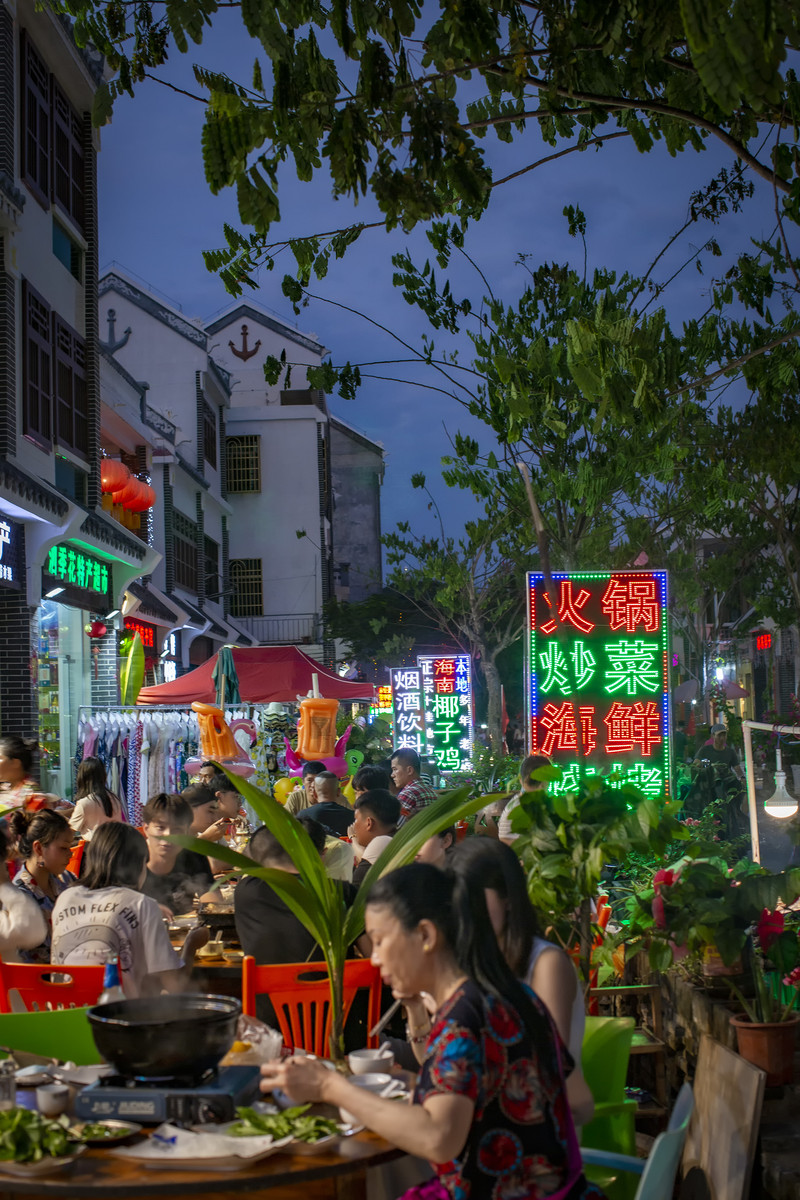 三亚哪些餐饮店开了18后海渔村吃海鲜渔村本地菜馆