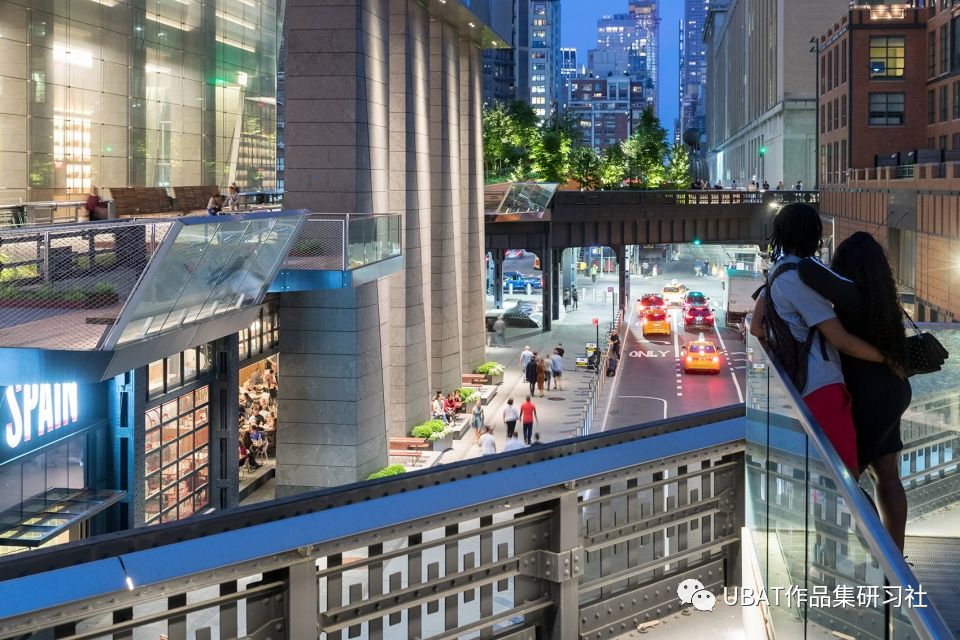 纽约高线公园highline废弃铁路改造为著名景点