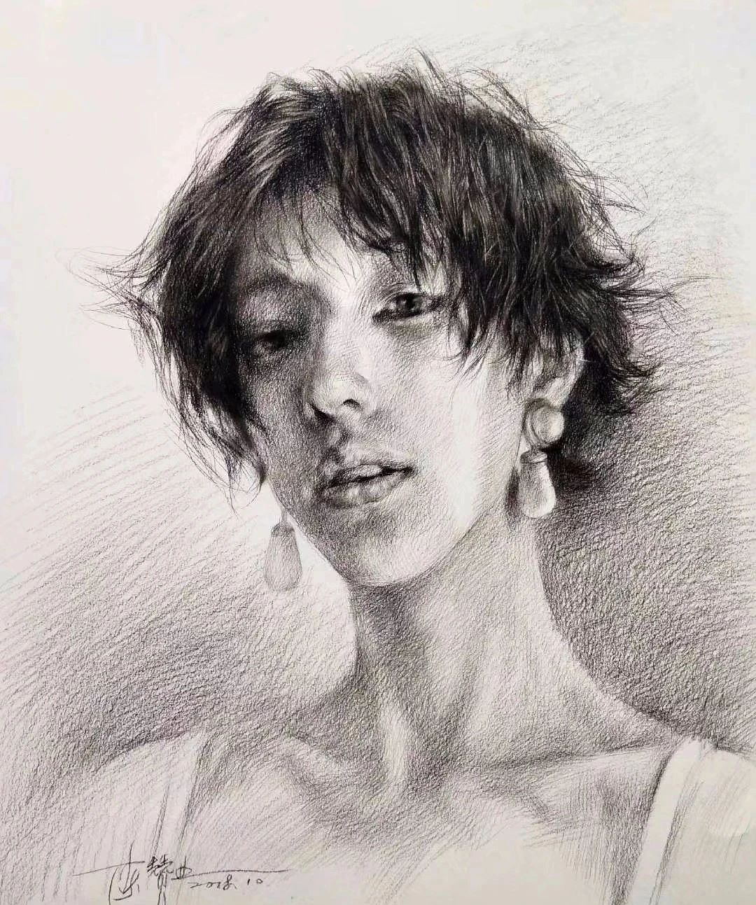 高分素描头像方法技巧的讲解以及常遇到的失分点