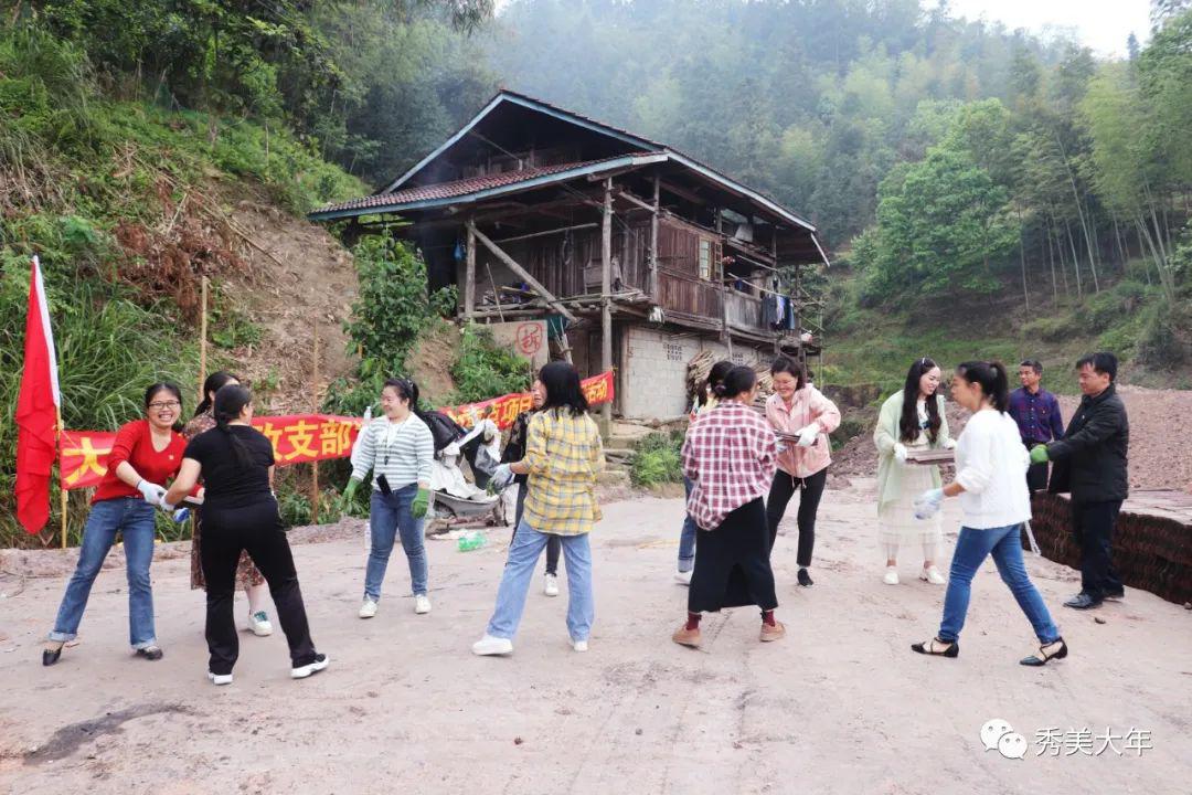 大年乡党员活动助力重点项目建设