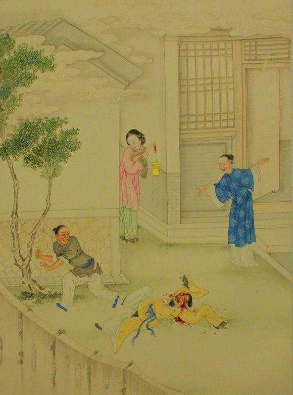 清光绪版聊斋图说彩插图欣赏