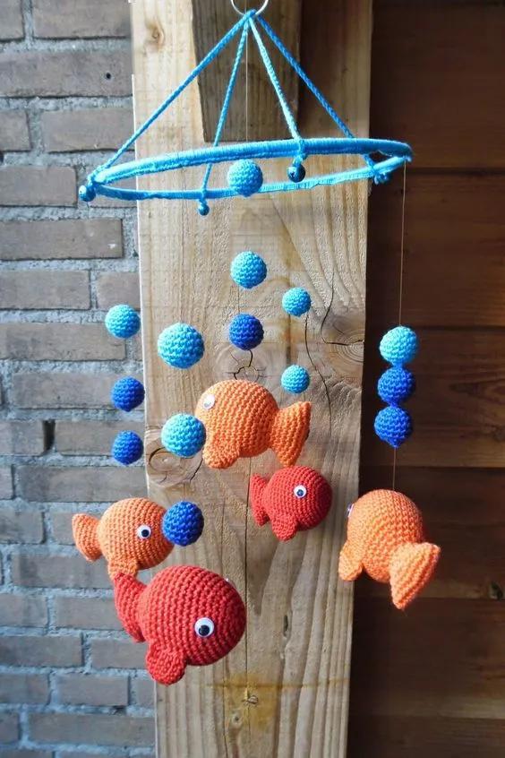 毛线钩针编织小鱼玩偶合集这些种类你都认识吗diy手工编织