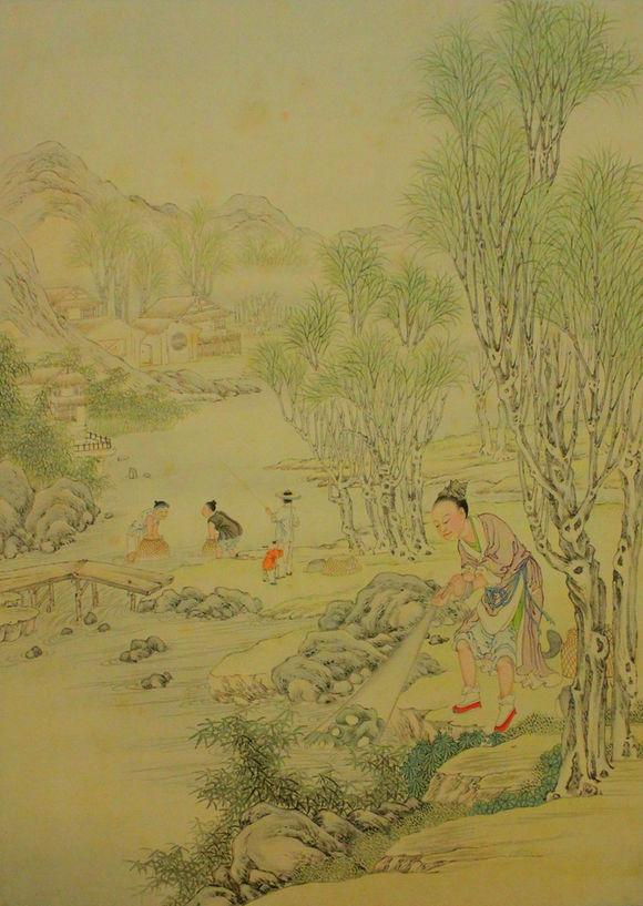 清光绪版聊斋图说彩插图欣赏