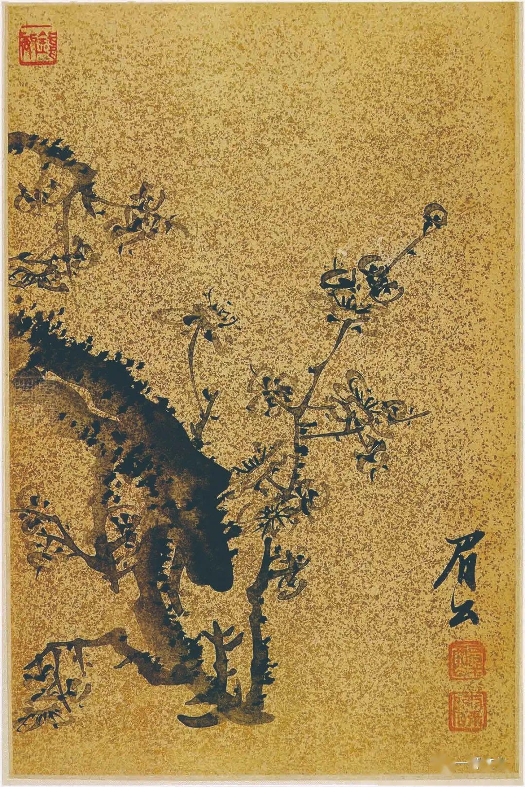 眼前长住是梅花——陈继儒书画合册_写意