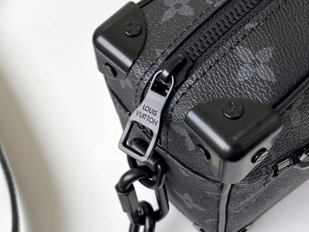 lv男士经典黑花minisofttrunk软盒子m44735质量好吗