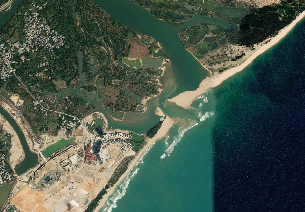 卫星航拍南海10大最美岛屿蜈支洲岛排第一您怎么看