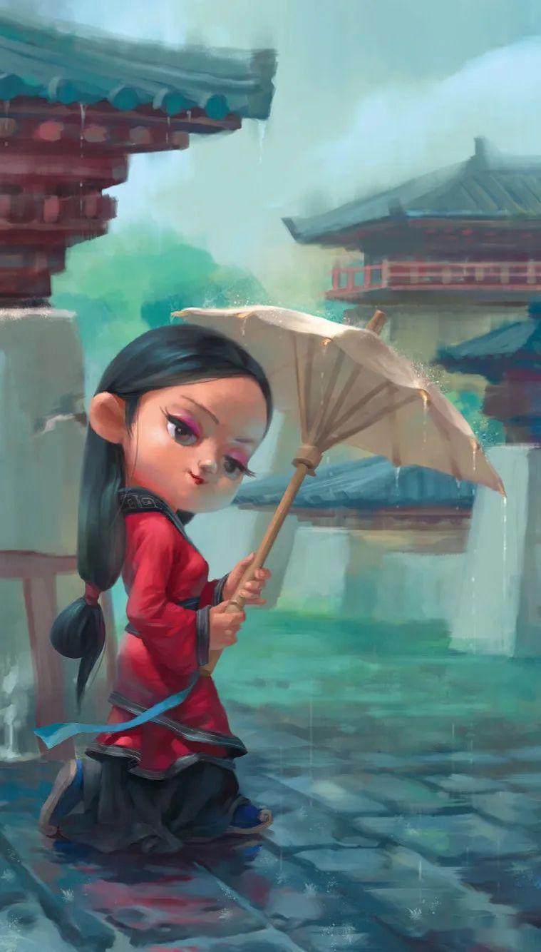 一个身穿紫色长袍,满身银色盔甲的小将军"秦风小子"在钟鼓楼下跳舞,在