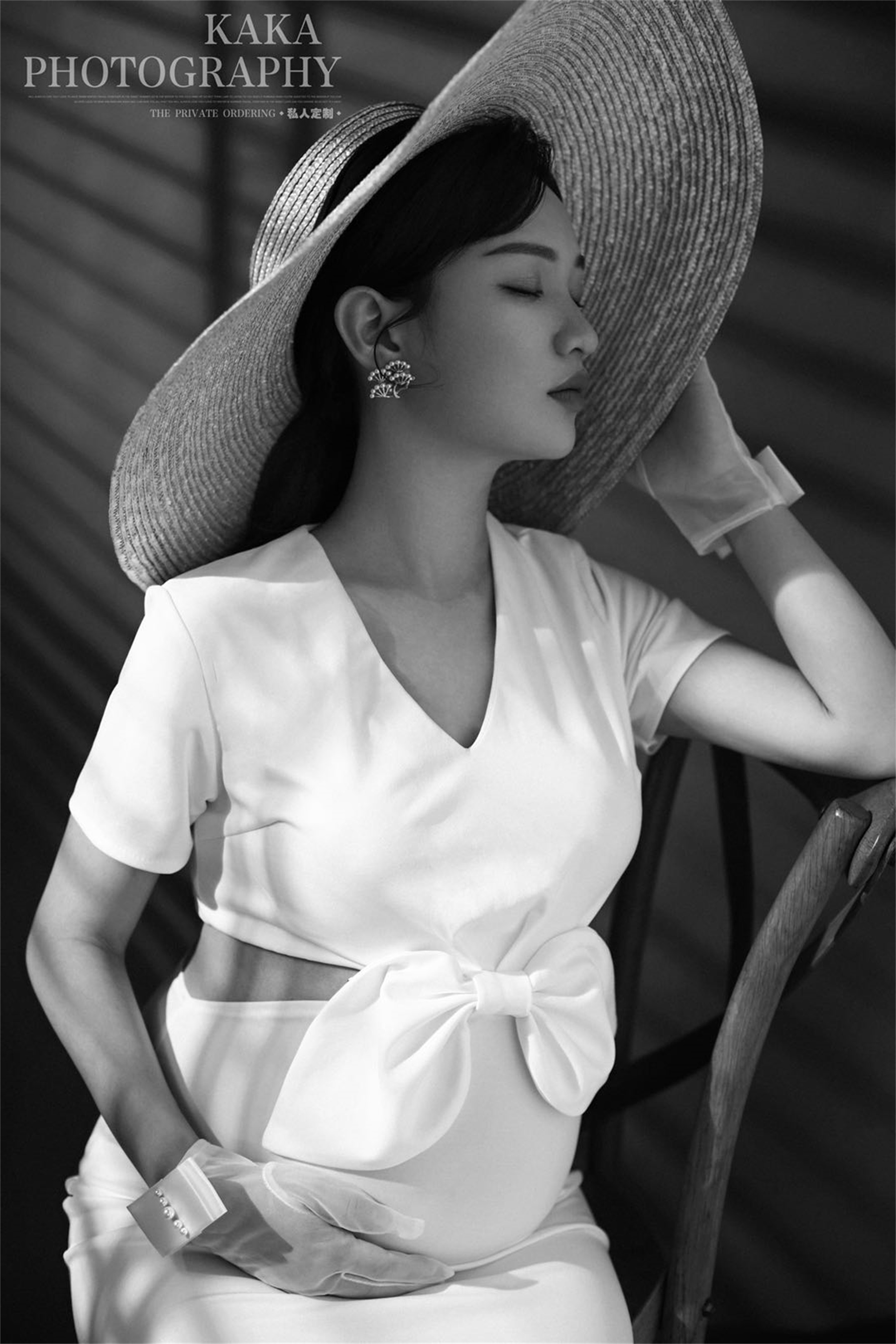 卡卡摄影孕照客片分享成熟优雅的妈妈孕照