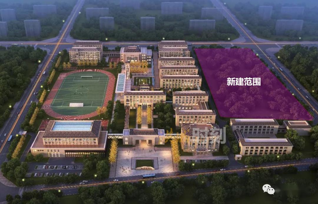 封顶了南昌十中经开校区新建配套最新进度