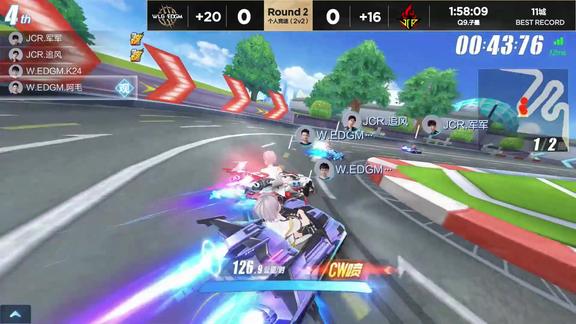 qq飞车手游s联赛,jcr军军稳定领跑 追风刹车卡人再出神助攻