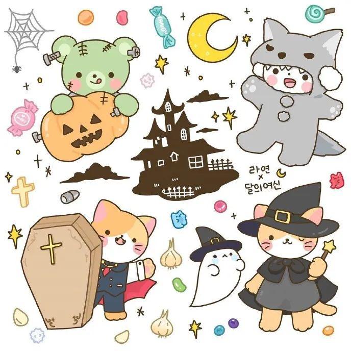 适合画手帐的简笔画小插图