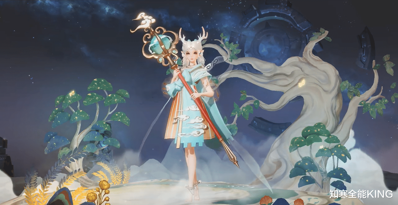 王者荣耀:瑶-遇见神鹿局内技能特效一览,流光溢彩惹人喜爱!