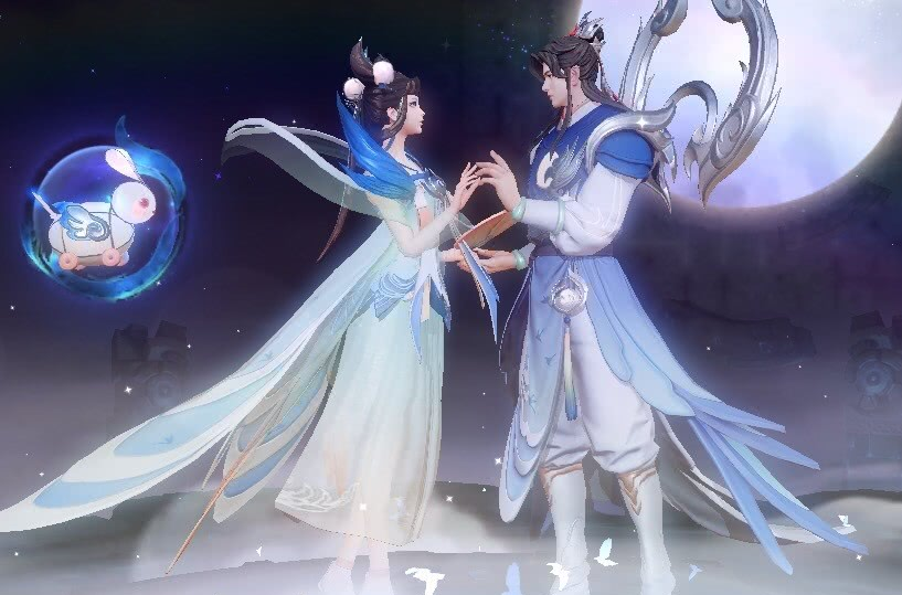 这也是王者峡谷中大家最常见的,包括有云中君和瑶,后羿嫦娥,周瑜小乔