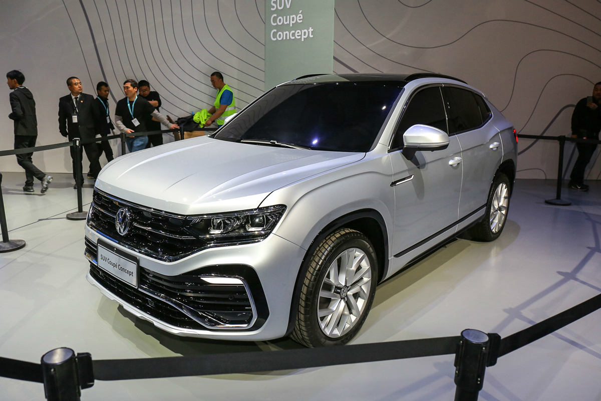 大众首款跨界suv登场颜值碾压x6轴距2米73百公里加速59秒