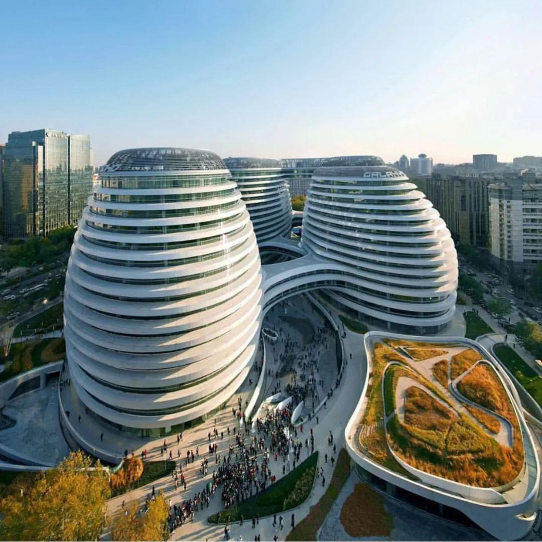 银河望京凌空和丽泽扎哈哈迪德的四大soho景观