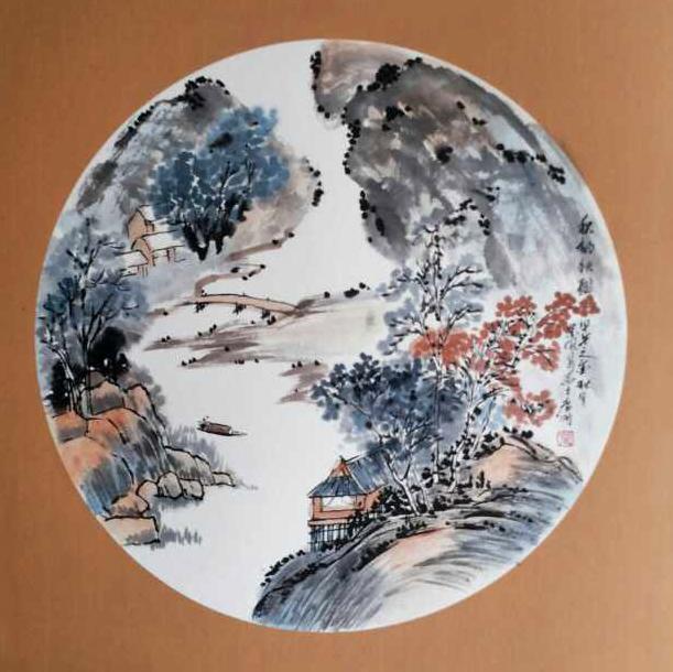 走进张广明先生的水墨画作,赏一场人间春色,盼一季硕果累累