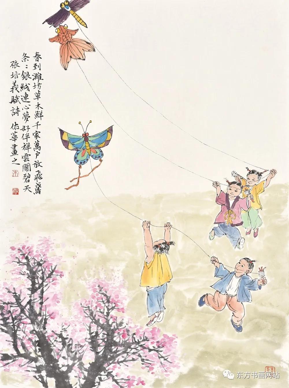 风筝文化最美风筝诗配画连载之六61朱佑华篇