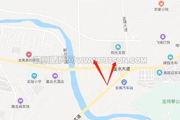位于江西省赣州市龙南县石人片区b1-1,b1-2地块,由龙南银华置业有限