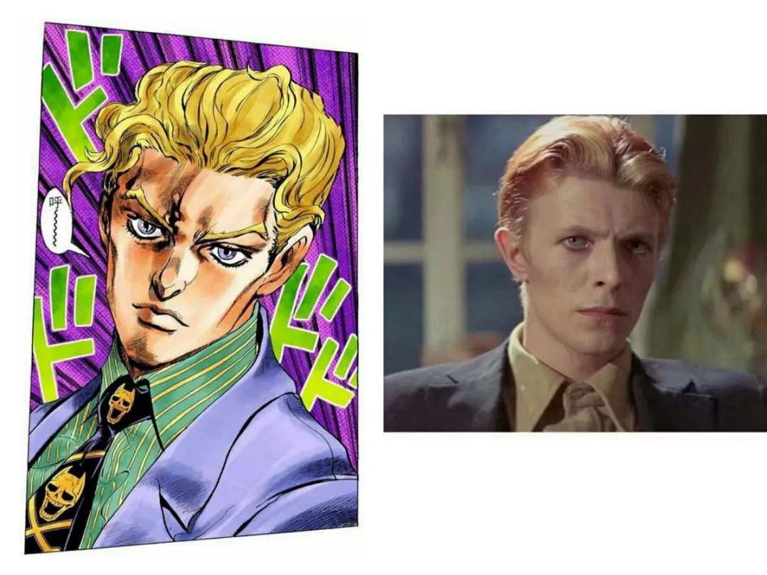 (david bowie和吉良吉影)(sticky fingers专辑封面)再者,在第六部结尾